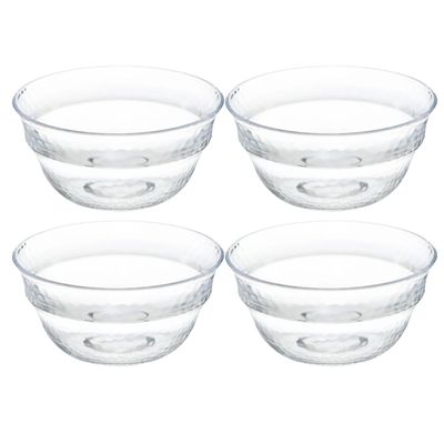 Set van 8x stuks Kommetje/dessert schaaltje - kunststof - D13 cm Set van 8x stuks Kommetje/dessert schaaltje - kunststof - D13 cm