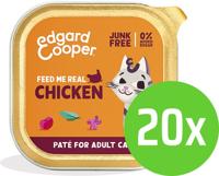 Cat adult pate chicken 85g - Edgard en cooper
