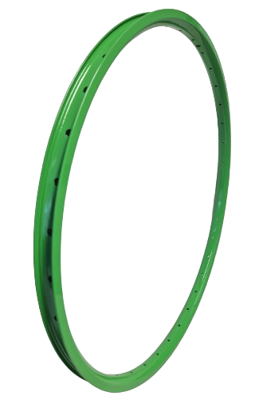 Alloy velg 28/29 inch 622 / 700c - 30 mm dubbel wandig 36 gaats 14g groen ral6018