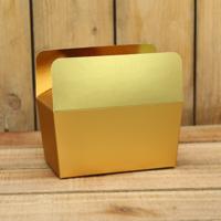 Bonbon doosjes - Chocolade doosje - Goud zijdemat - Tekst - 1 stuks