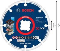 Bosch Accessoires Expert Diamond Metal Wheel X-LOCK doorslijpschijf 115 x 22,23 mm - 1 stuk(s) - 2608900532 - thumbnail