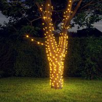 VidaXL Lichtsnoeren 2 st met 2x200 led&apos;s solar binnen/buiten warmwit