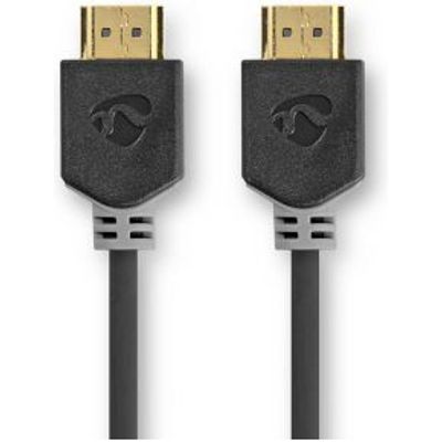HDMI Kabel | HDMI-HDMI | 8K@60Hz | eARC | Verguld | 3.00 m | PVC | Antraciet