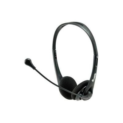 Equip 24530407101 Stereo Headset with Mute, Wired, Office/Call center, 20 - 20000 Hz, Black