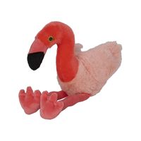Pluche knuffel flamingo vogel van 32 cm - thumbnail