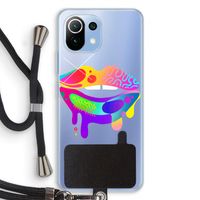 Lip Palette: Xiaomi Mi 11 Lite Transparant Hoesje met koord