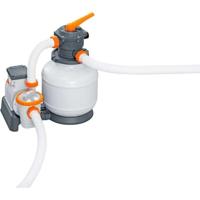BESTWAY 7,57 m³ / H zandfilter + voorfilter - Wit