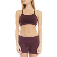 Yoga Bra 'Ekam' Bordeaux