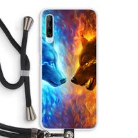 Fire & Ice: Huawei P Smart Pro Transparant Hoesje met koord