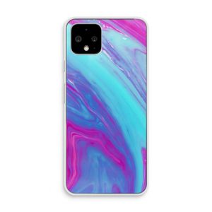 Zweverige regenboog: Pixel 4 Transparant Hoesje
