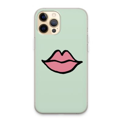 Kusje: iPhone 13 Pro Max Transparant Hoesje