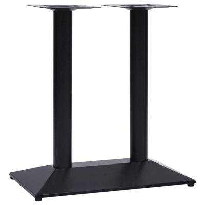 Bistrotafelpoot 70x40x72 cm gietijzer zwart
