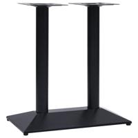 Bistrotafelpoot 70x40x72 cm gietijzer zwart