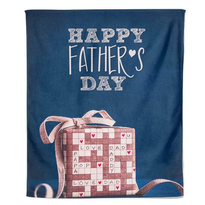 Fleecedeken Vaderdag - Happy Fathersday - Pillow Buddies
