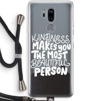 The prettiest: LG G7 Thinq Transparant Hoesje met koord
