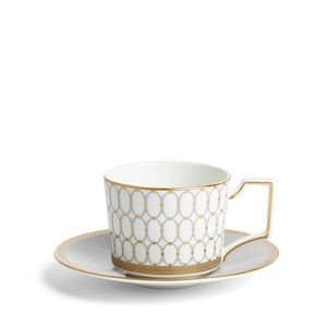 WEDGWOOD - Renaissance Grey - Theekop&schotel 0,22l