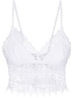 Charo Ruiz Ibiza brassière Dana en dentelle - Blanc - thumbnail