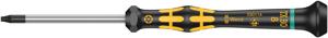 Wera 1567 TORX® BO ESD Kraftform Micro Schroevendraaier met Boring, TX 8 BO x 60 mm - 05030114001