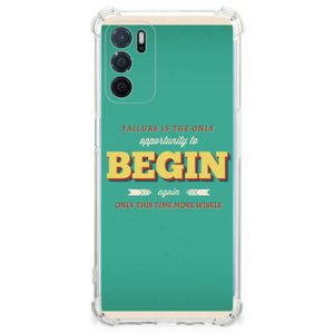 OPPO A16 | A16s | A54s Telefoonhoesje met tekst Quote Begin