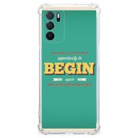 OPPO A16 | A16s | A54s Telefoonhoesje met tekst Quote Begin - thumbnail