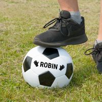 Voetbal met naam bedrukken