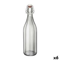 Fles Bormioli Rocco Oxford Transparant Glas 1 L (6 Stuks)