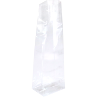 Zak | Blokbodemzak | OPP | 6/ 2 |2x20cm | verpakt per 250 stuks | transparant | 4000 stuks