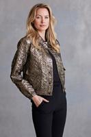 Helena Hart Bomber Metalic 7642 Jackets Zwart - Brons Helena Hart Bomber Metalic 7642 Jackets Zwart - Brons
