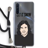 Let It Snow: Oppo A91 Transparant Hoesje met koord