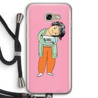 Visknuffel: Samsung Galaxy A5 (2017) Transparant Hoesje met koord