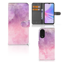 Hoesje OPPO A78 5G | A58 5G Pink Purple Paint - thumbnail