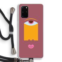 Mono V: Samsung Galaxy S20 Plus Transparant Hoesje met koord