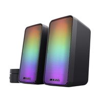 Trust GXT 611 WEZZ ILLUMINATED 2.0 RGB Speaker set pc-luidspreker RGB leds - thumbnail