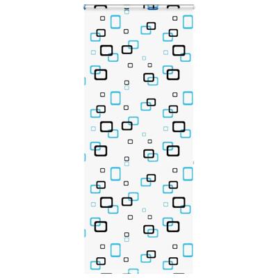 Doucherolgordijn met cassette 90x240 cm stofbreedte 86 cm