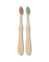 HEMA Kinder Tandenborstels Bamboe - 2 Stuks