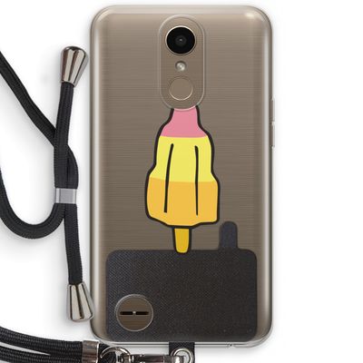 Raketijsje: LG K10 (2017) Transparant Hoesje met koord