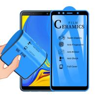 2.5 d volledige lijm volledige cover keramiek film voor Galaxy A7 (2018)