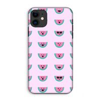 Smiley watermeloenprint: iPhone 11 Tough Case