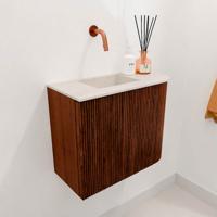 Toiletmeubel Mondiaz Joya Dlux | 51.6 cm | Meubelkleur Ruby | Faye wastafel Meli Wasbak Links | Zonder kraangat(en) Toiletmeubel Mondiaz Joya Dlux | 51.6 cm | Meubelkleur Ruby | Faye wastafel Meli Wasbak Links | Zonder kraangat(en)