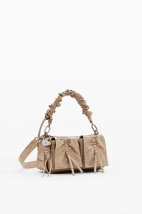 Kleine tas met strikzakken - beige - U