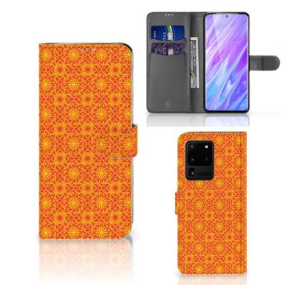 Samsung Galaxy S20 Ultra | Telefoon Hoesje | Batik Oranje