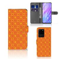 Samsung Galaxy S20 Ultra | Telefoon Hoesje | Batik Oranje