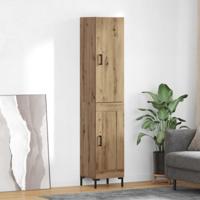 Hoge kast Artisan Eiken 69,5 x 34 x 180 cm Bewerkt hout