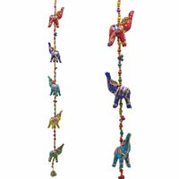 Decoratieve Slinger Stoffen Olifantjes