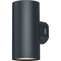 LED Wandlamp Antraciet - Up & Down 18W 1780lm - Waterdicht IP65