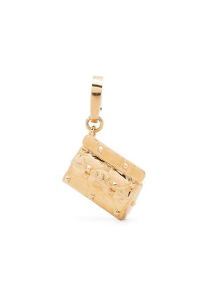 Valentino Garavani pendentif Rockstud à design matelassé - Or