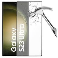 Prio 3D Samsung Galaxy S23 Ultra 5G Glazen Screenprotector - Zwart - thumbnail