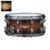 Tama MES148B-LNWB Starclassic Maple Natural Pacific Walnut Burst 14 x 8 inch snaredrum (zwart vernikkeld)