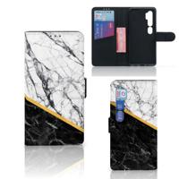 Xiaomi Mi Note 10 Pro | Bookcase | Marmer Wit Zwart - Origineel Cadeau Man
