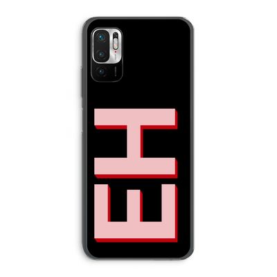 Monogram: Xiaomi Redmi Note 10 5G Transparant Hoesje